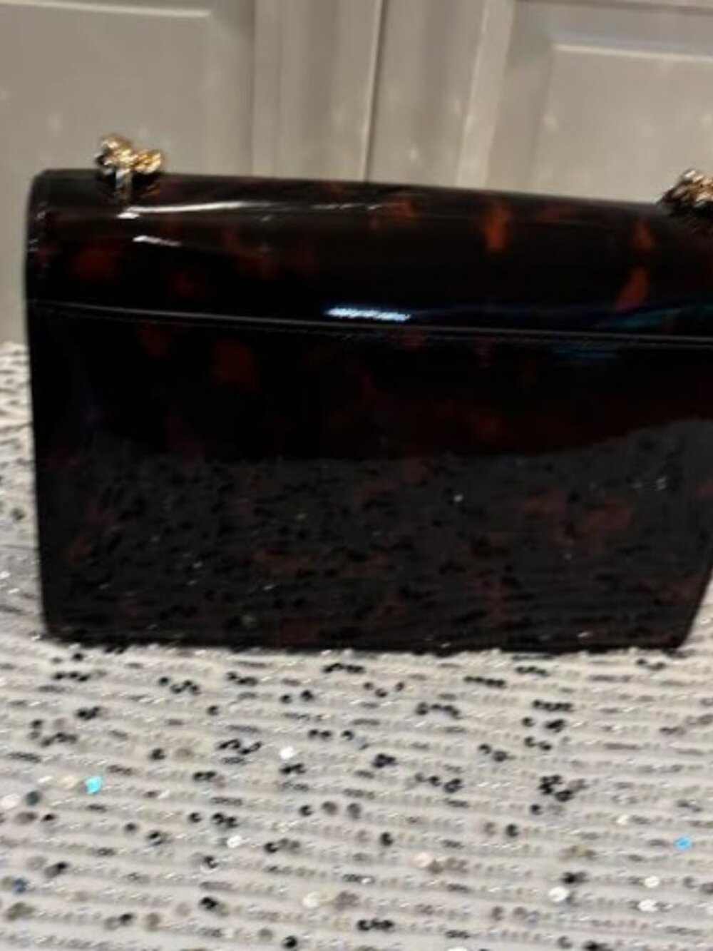 Tory Burch Tortoise Pattern Shoulder Crossbody Bag - Picture 4 of 14